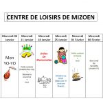 Planning Centre Loisirs Mizoen 2017