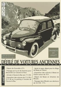 Défile d'Anciennes Renault Alpine Vallée du Ferrand