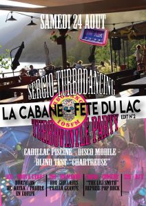 La cabane au bord lac base nautique du chambon - fête du lac - Mizoën