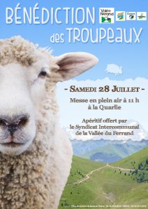 Bénédiction des Troupeaux Samedi 28 juillet