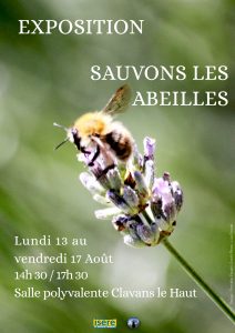 Exposition "Sauvons les abeilles" Clavans en Haut Oisans