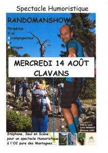 Randonnée - Spectacle - Humoristique-Isère-Oisans-Clavans le bas